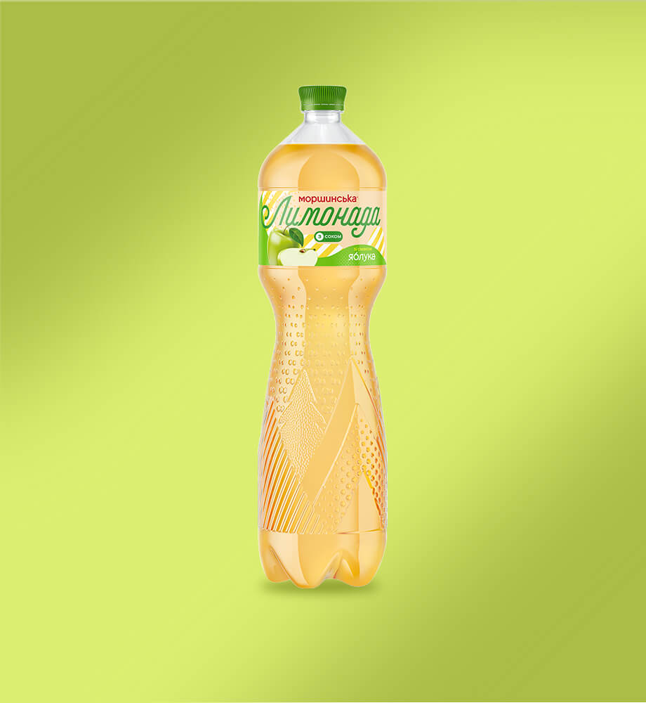 Моршинська Лимонада зі смаком яблука, 1,5 PET